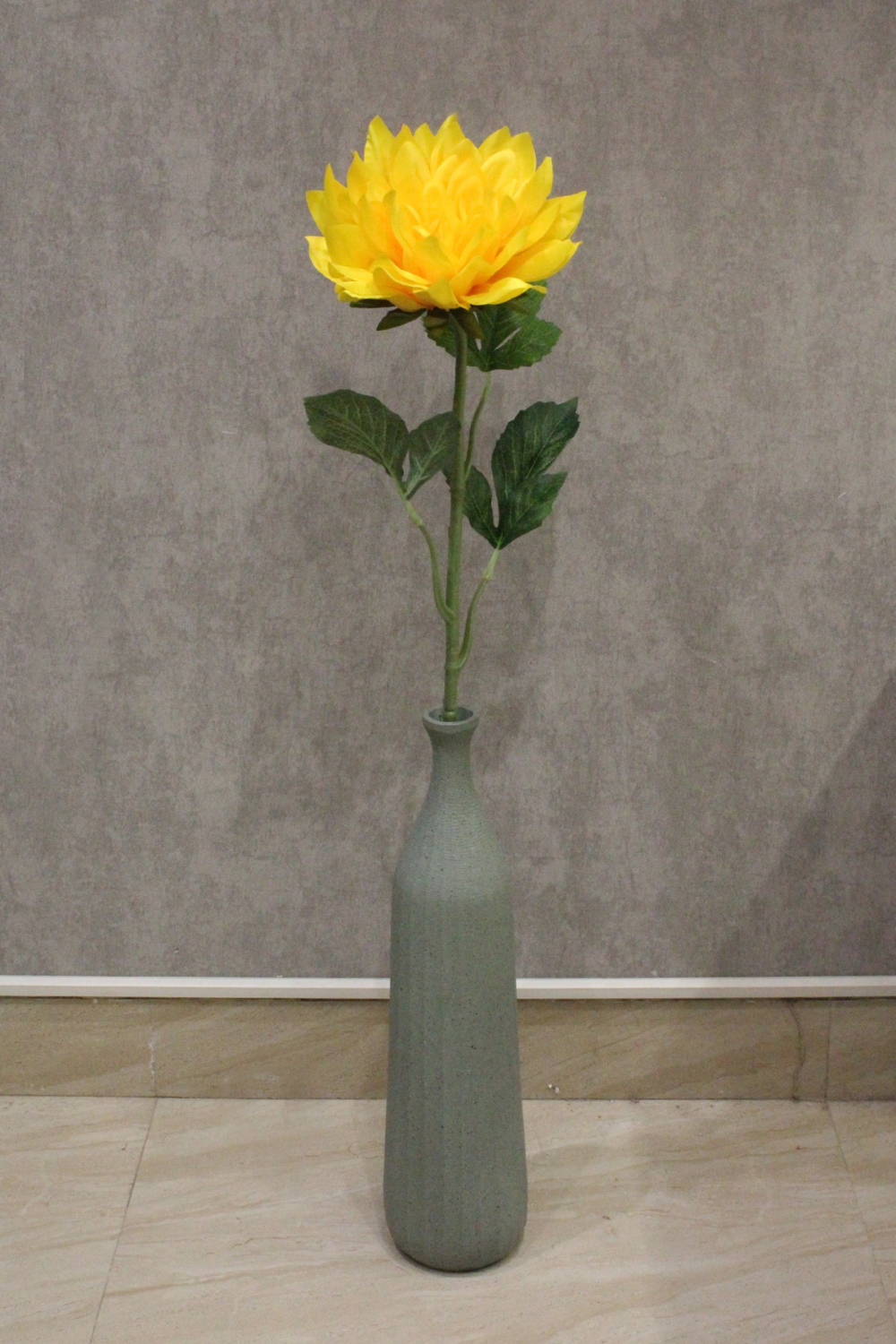 Silk Single Stem Dahlia Artificial Flower Stick For Home Decors - Image 2