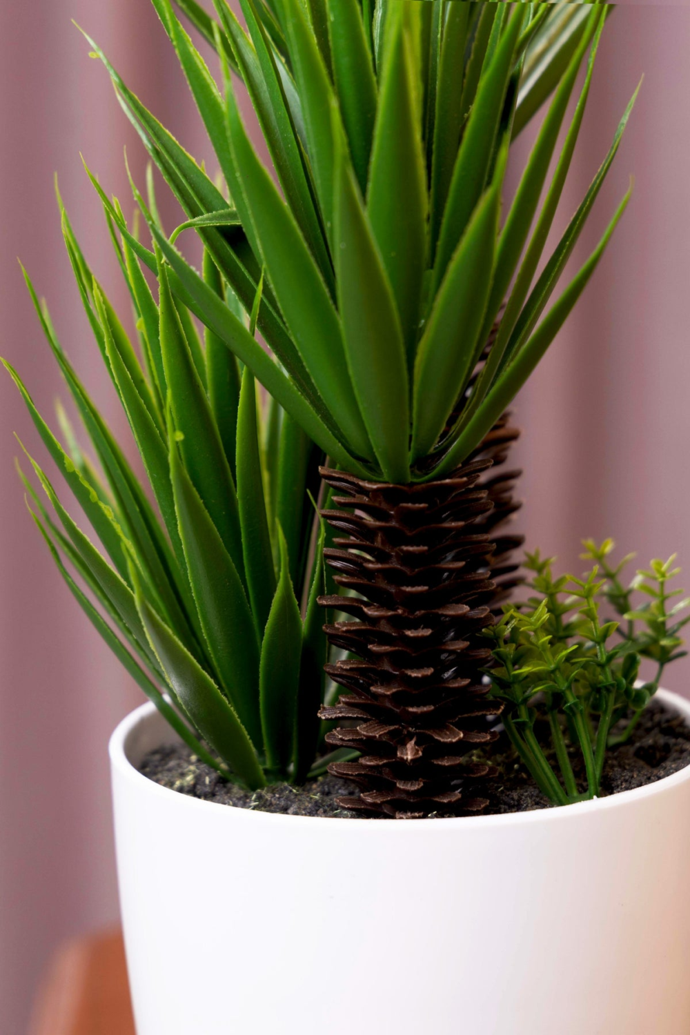 Artificial Palm Plant Bonsai For Home Decors (Pack Of 1, 13 Inch) - Image 3