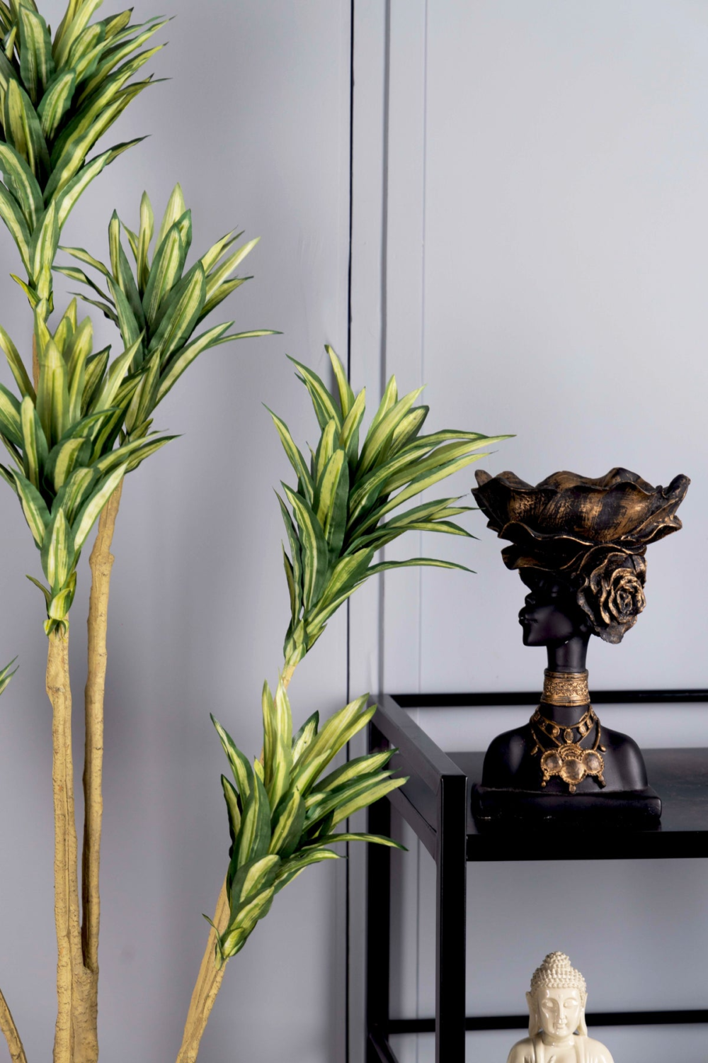 Pollination Decorative Artificial Dracaena Plant Without Pot ( Pack Of 1 ) 5FT - Image 4