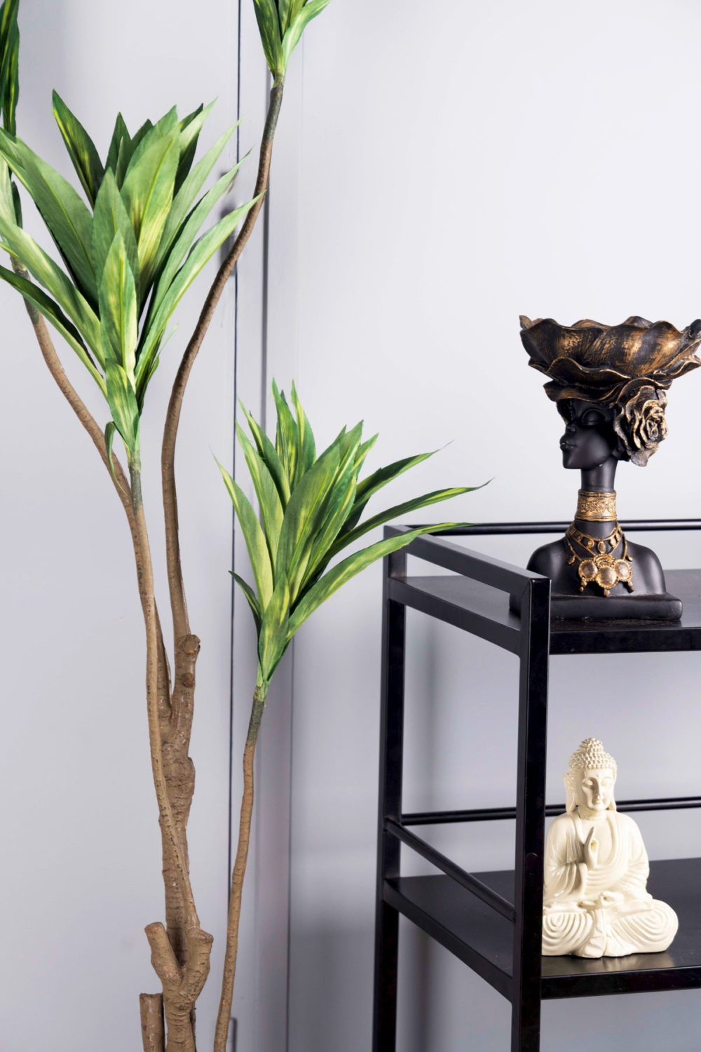 Pollination Decorative Artificial Dracaena Plant Without Pot ( Pack Of 1 ) 5FT - Image 12