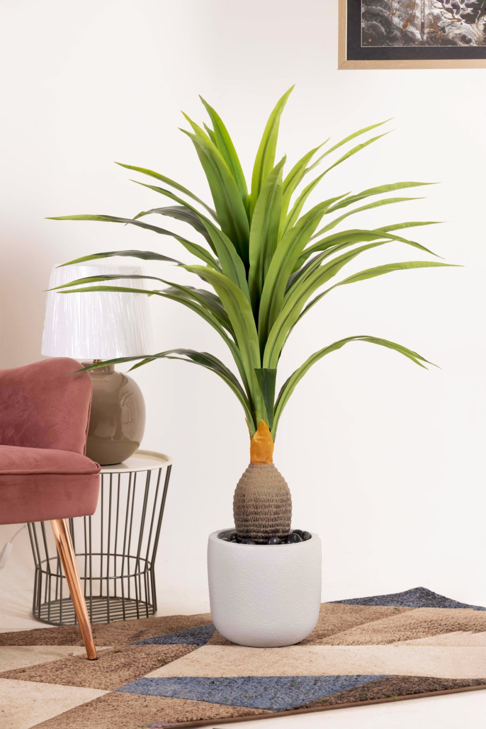 Pollination Artificial Dracaena Plant With Medium Size Leaves (4 Ft) - Image 3