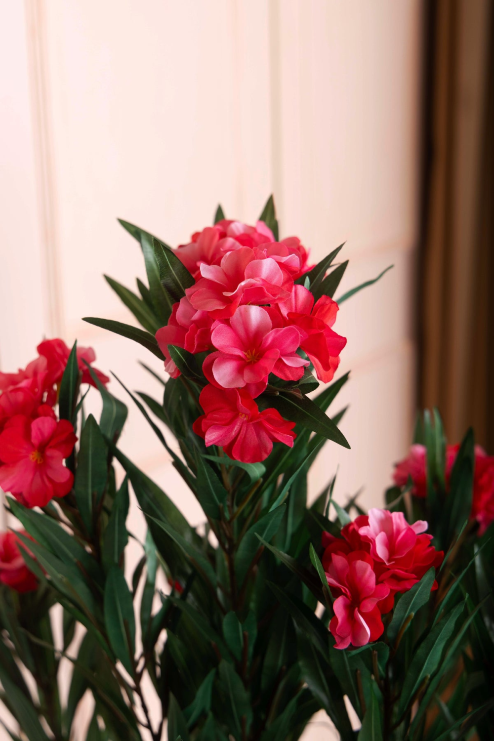 Pollination Artificial Oleanpink Plants For Home Decoration ( Pack Of 1 ) Pink - Image 3