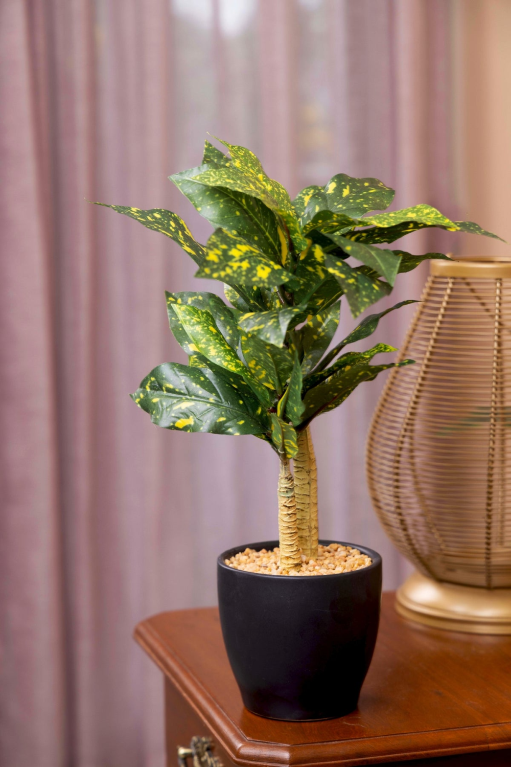 Pollination Artificial Bonsai With Ceramic Pot For Home Decoration (Pack Of 1 , 16 Inch) - Image 2