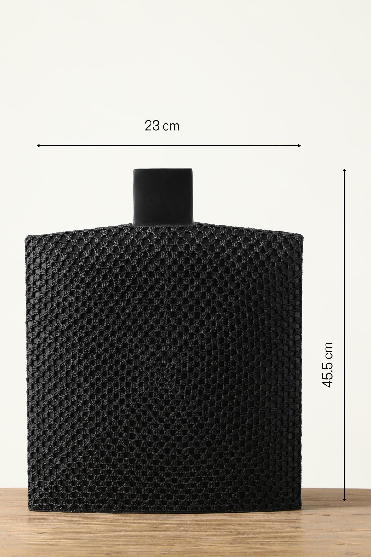 Woven Design Matt Finishing Resin Flower Vase For Your Home Or Office Decor - Image 3