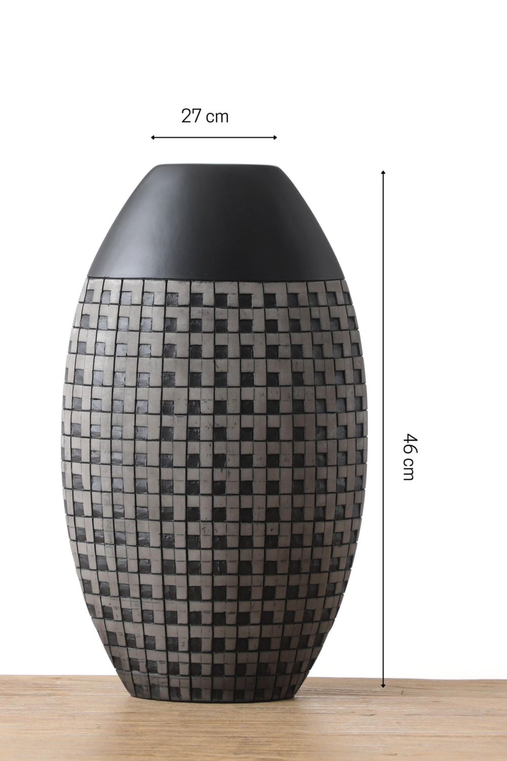 Beautiful Oval Shaped Resin Vase For Your Home Or Office Decor - Image 6