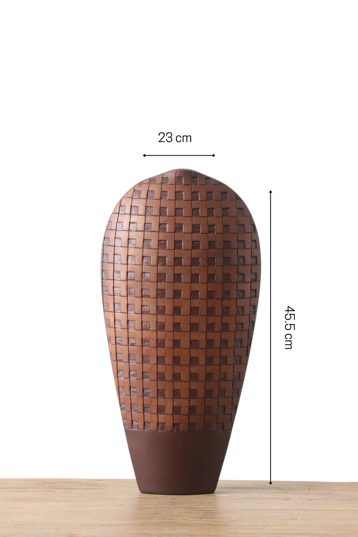 Unique Style Oval Shape Resin Vase For Your Home Or Office Decor - Image 2