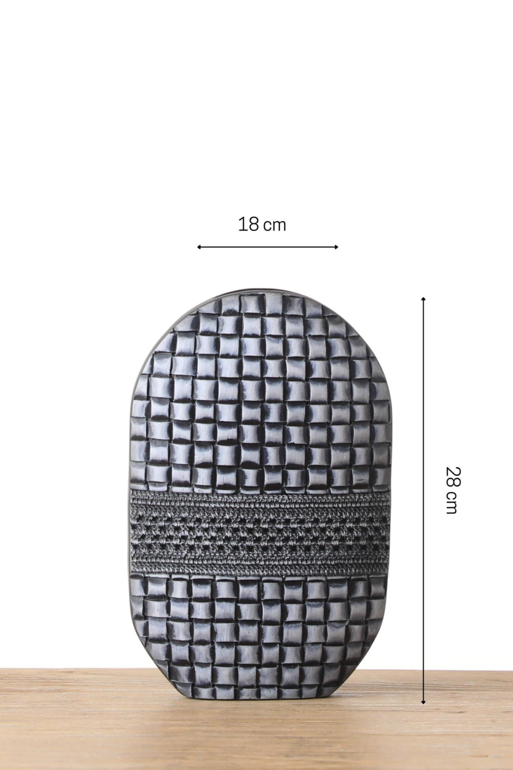 Modern Style U Shape Design Resin Vase For Your Home Or Office Decor - Image 2