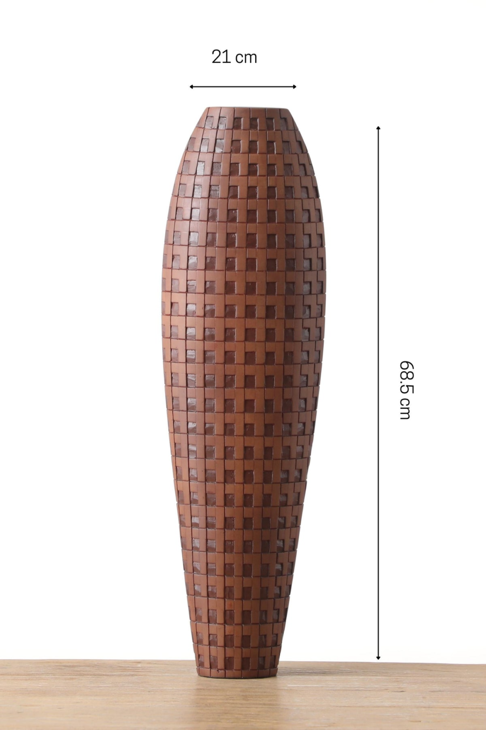 Oval Shaped Wall Shelves Resin Vase For Your Home Or Office Decor - Image 8