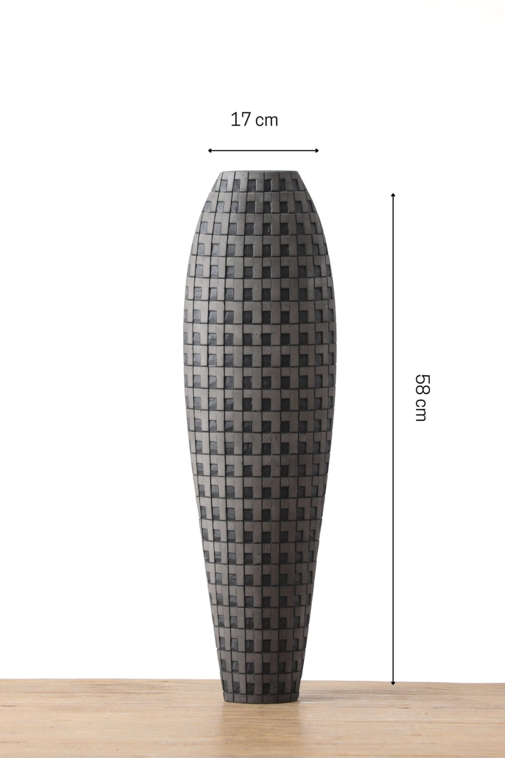 Oval Shaped Wall Shelves Resin Vase For Your Home Or Office Decor - Image 3