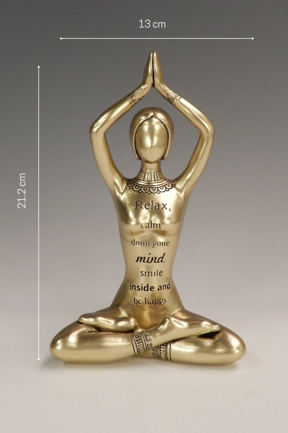 Namaskar Asana Yoga Pose Statue for Your Home Or Office Decor - Image 2