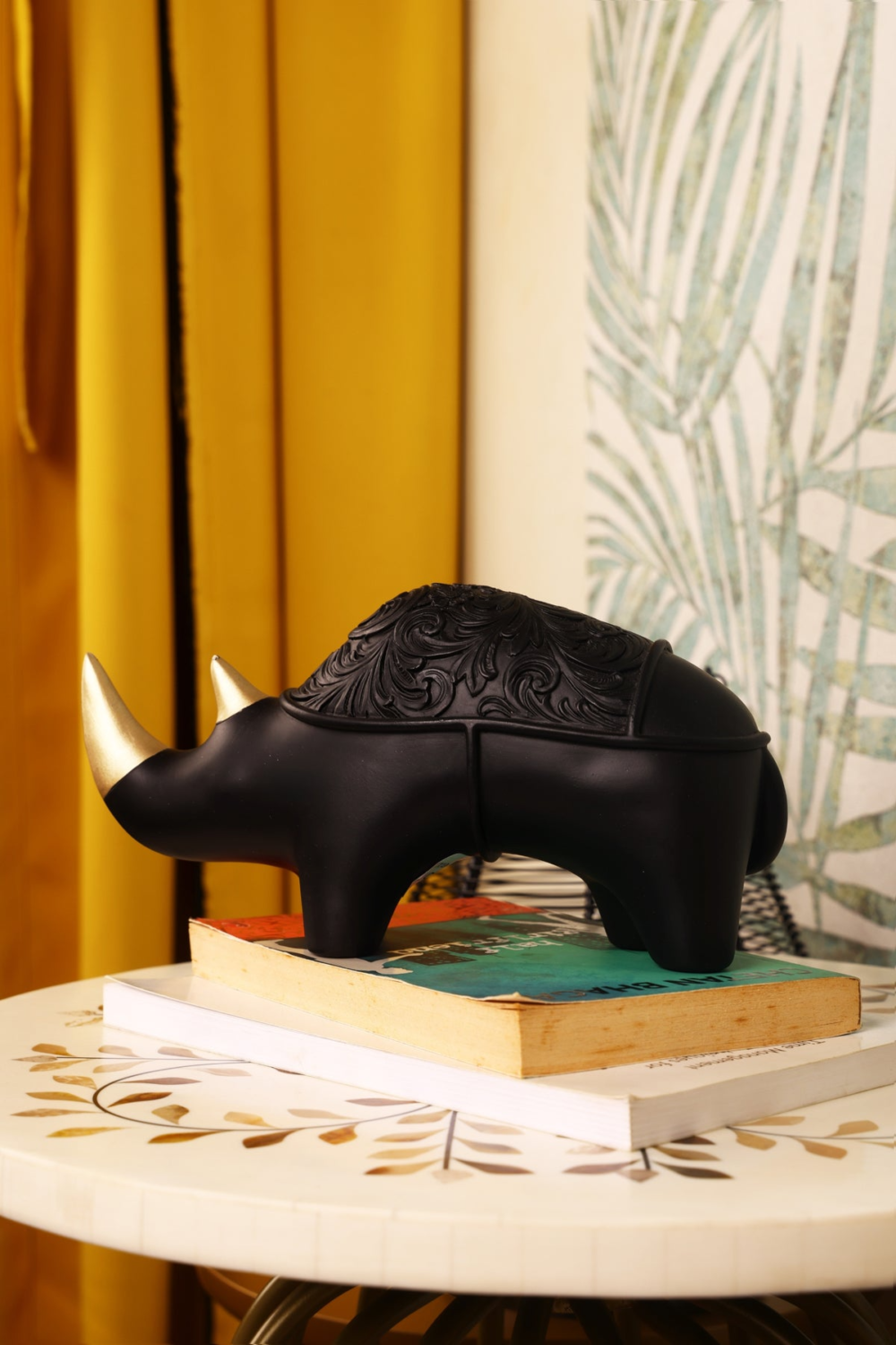 Rhino Sculpture Statue For Your Home Or Office Decor - Image 2