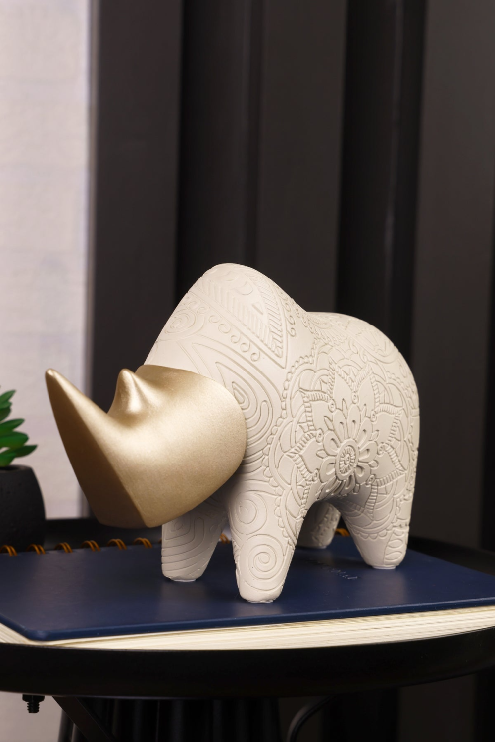 Rhino Unique Style Sculpture Statue For Your Home Or office Decor - Image 3
