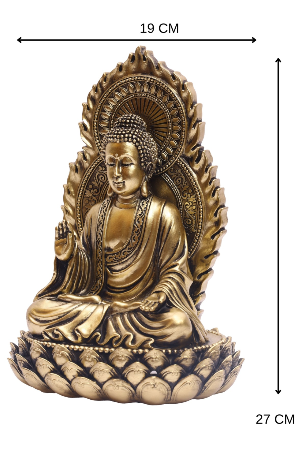Resin Buddha Statue For Your Home Or Office Decor - Image 2
