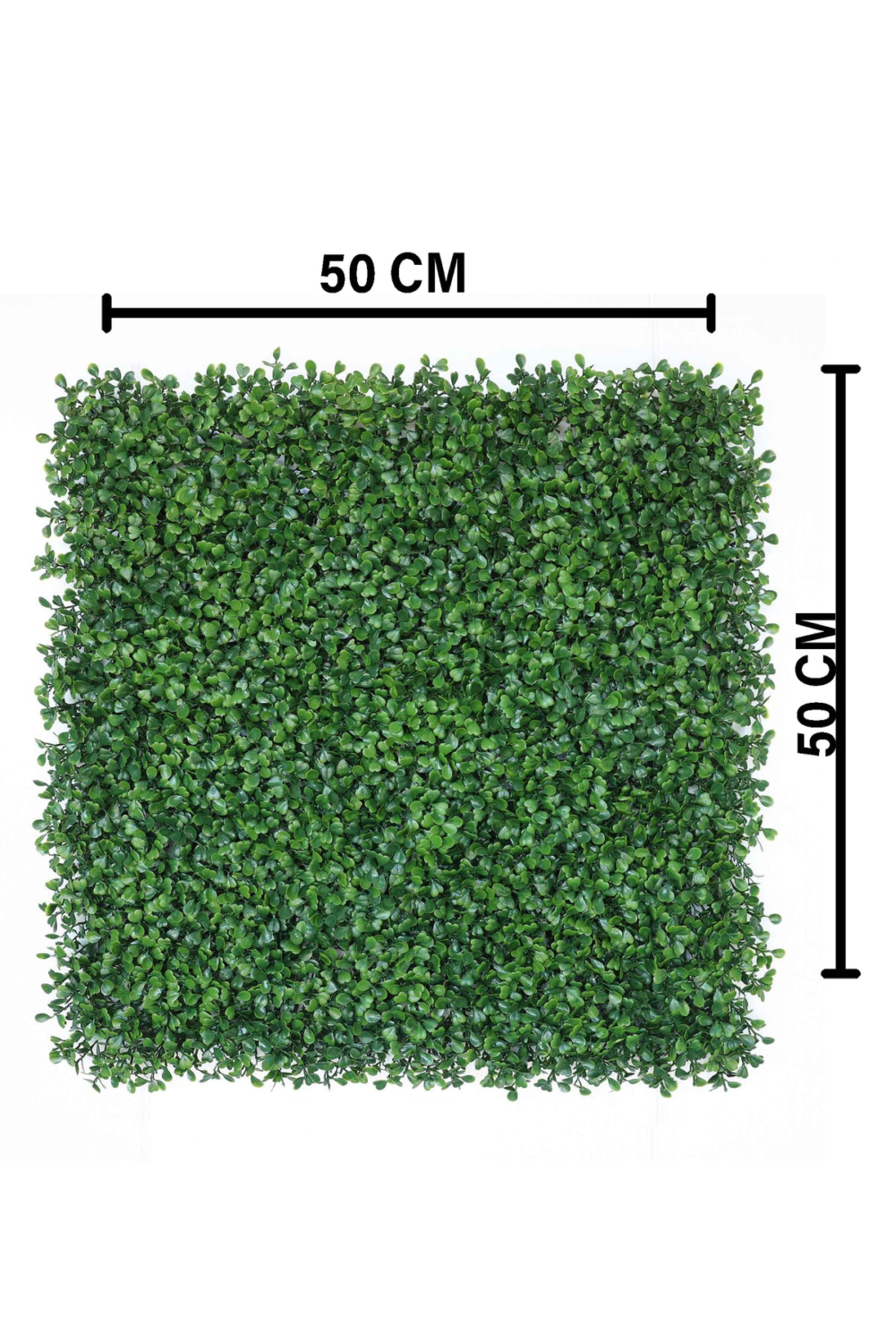 Green shade Leaves Artificial Vertical Garden Wall Tile ( Pack Of 1 ) - Image 3