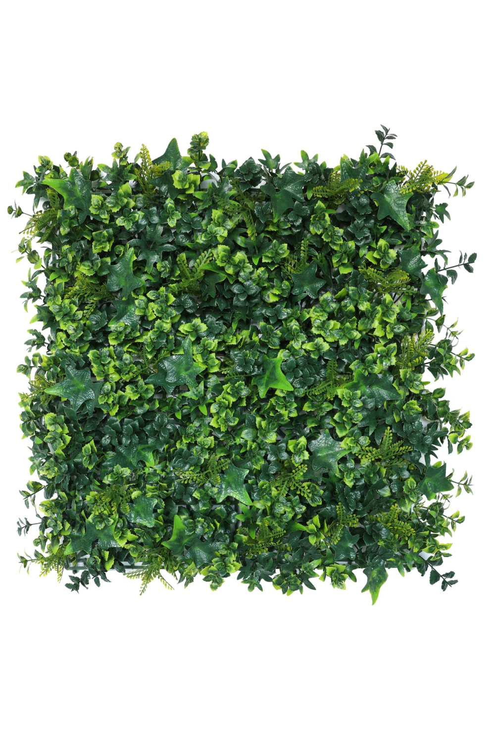 Mixed Ivy Artificial Green Vertical Garden Tiles For Outdoor And Indoor Use ( Pack Of 1 )