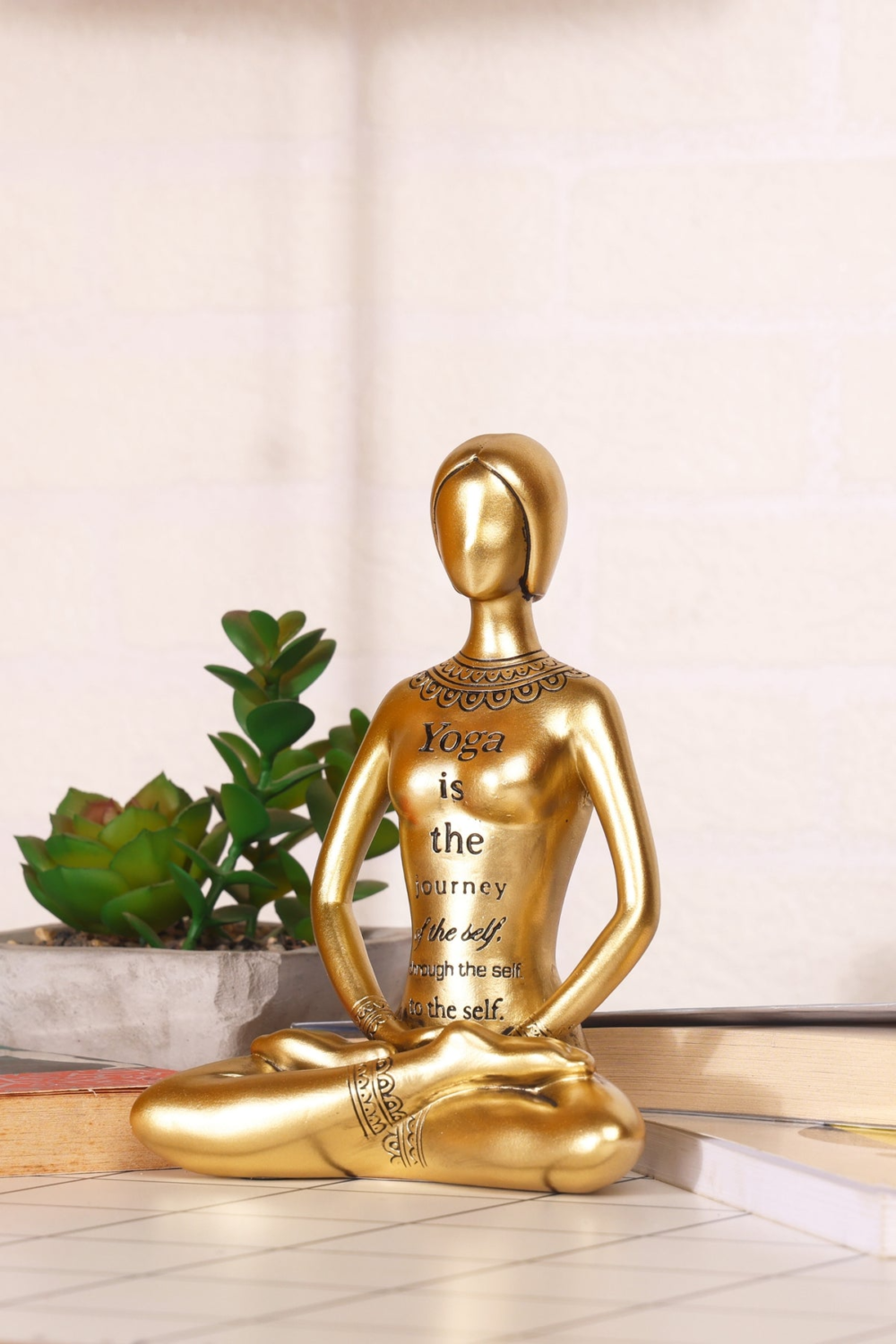 Meditation Yoga Pose Statue for Your Home Or Office Decor