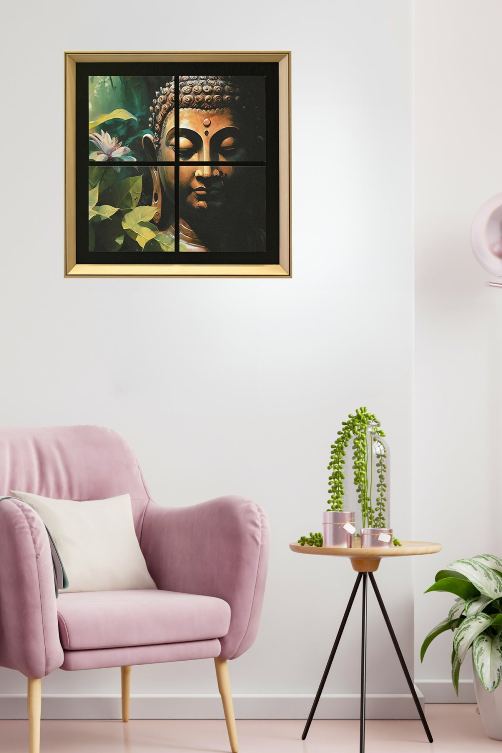 Pollination Serene Buddha wall Frame