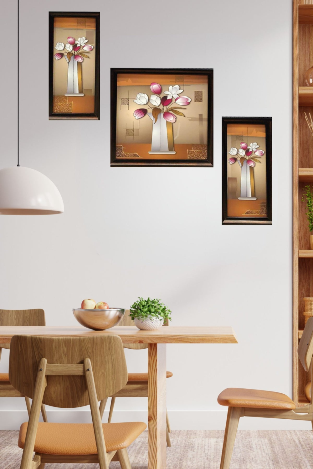 Pollination Elegant Trio Framed Wall Frame set