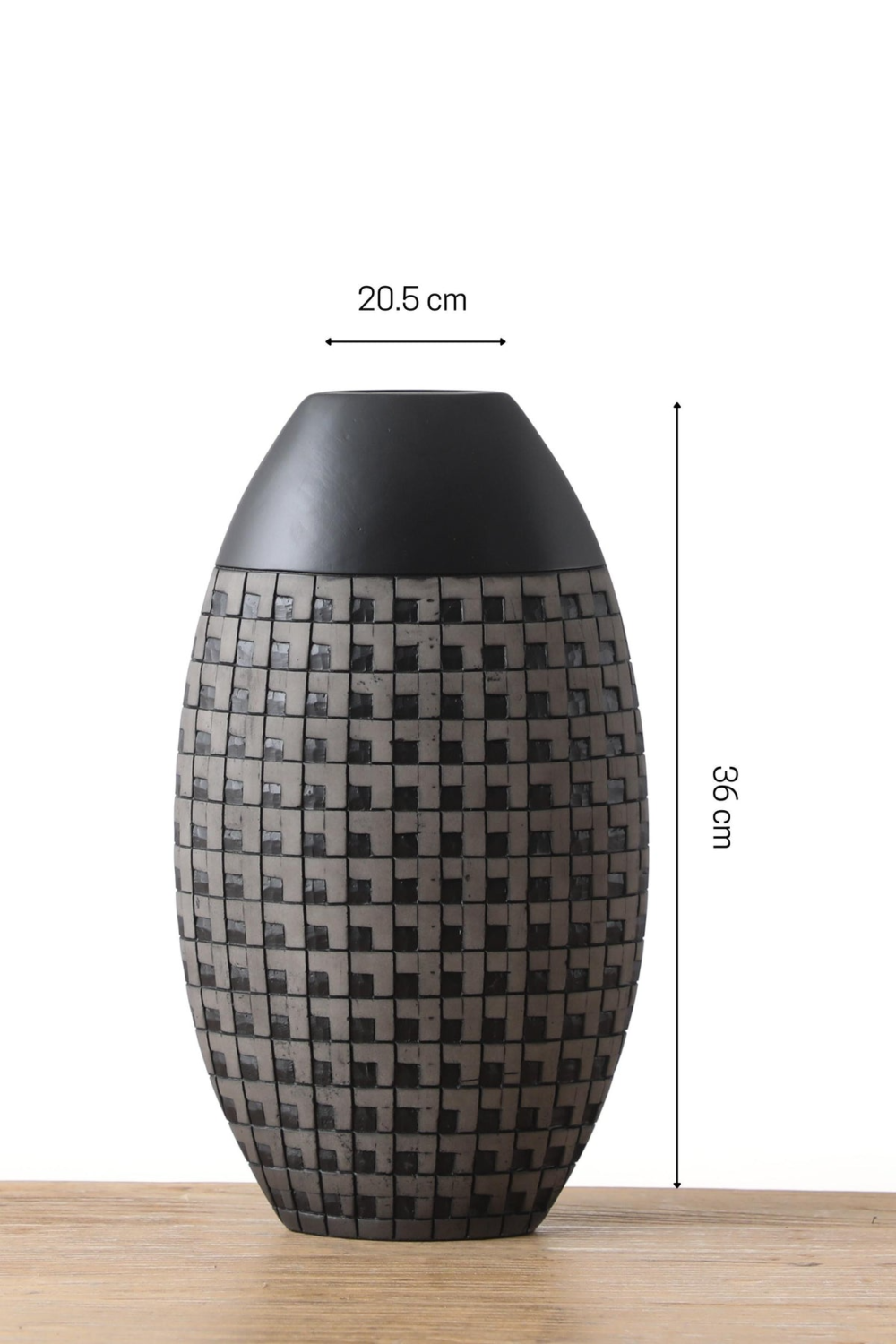 Beautiful Oval Shaped Resin Vase For Your Home Or Office Decor - Image 5