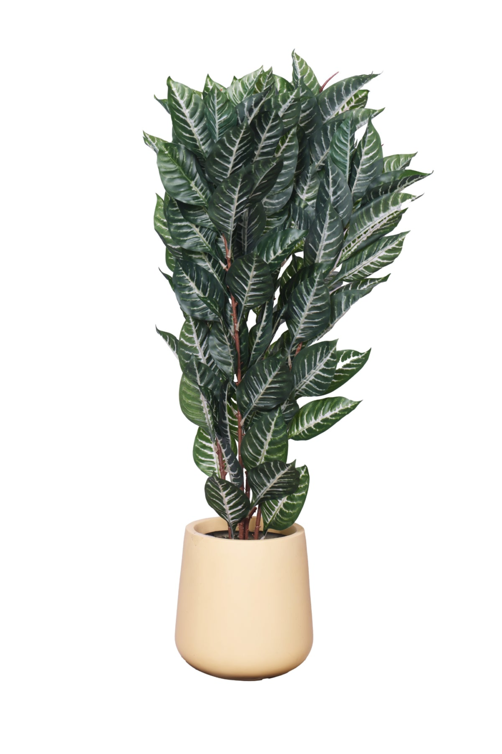 Pollination Artificial Green Plant With Medium Leaves Without Pot ( 3 FT ) - Image 2
