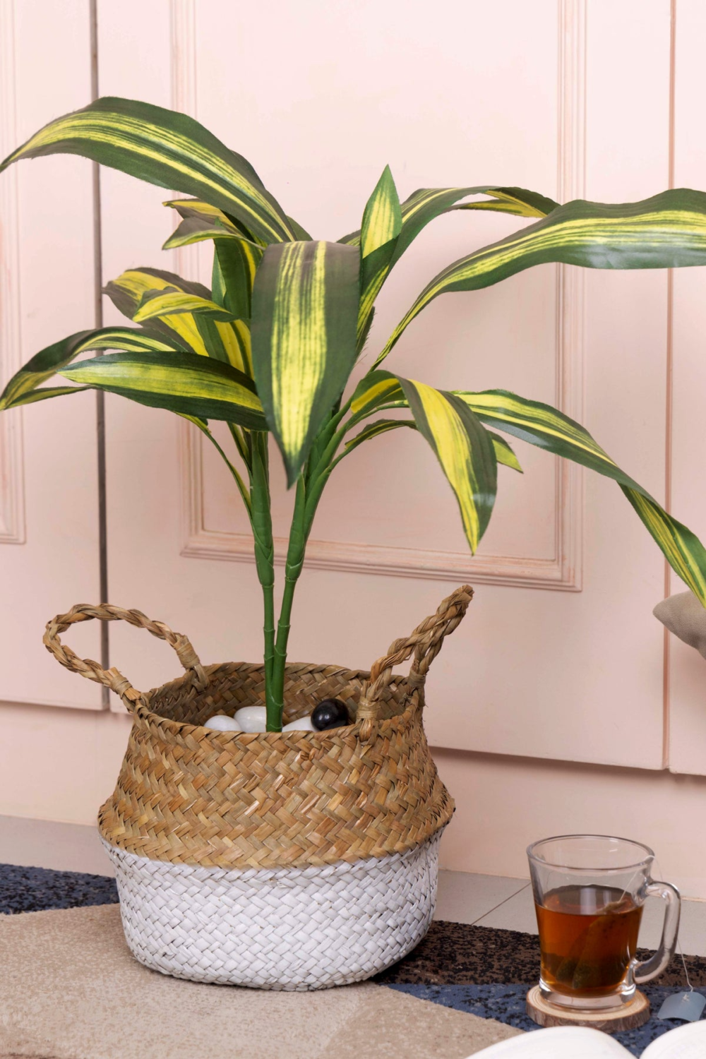 Pollination Real Look Stunning Artificial Dracaena Plant Without Pot ( Pack Of 1, 27 Inch ) - Image 10