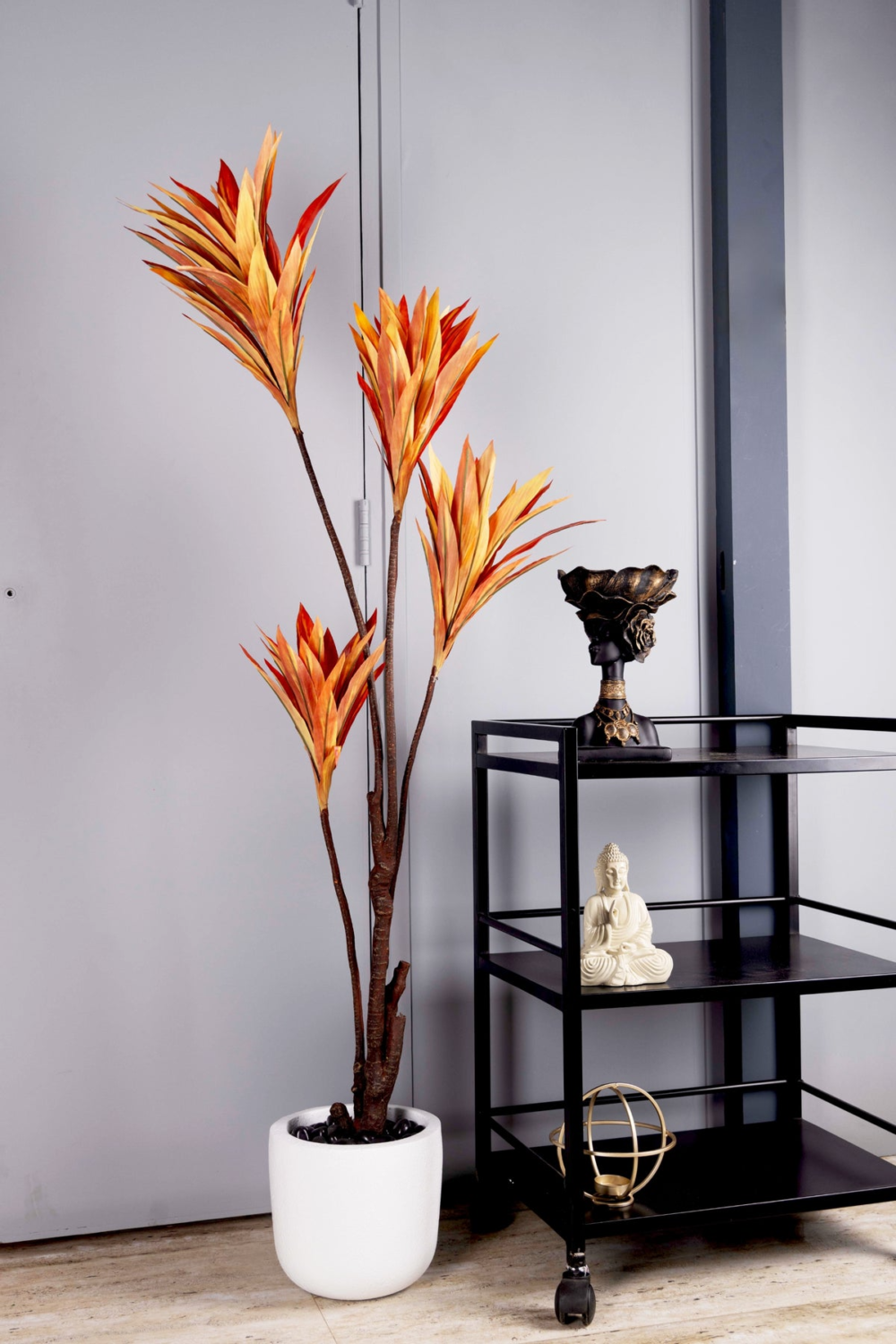 Pollination Decorative Artificial Dracaena Plant Without Pot ( Pack Of 1 ) 5FT - Image 6