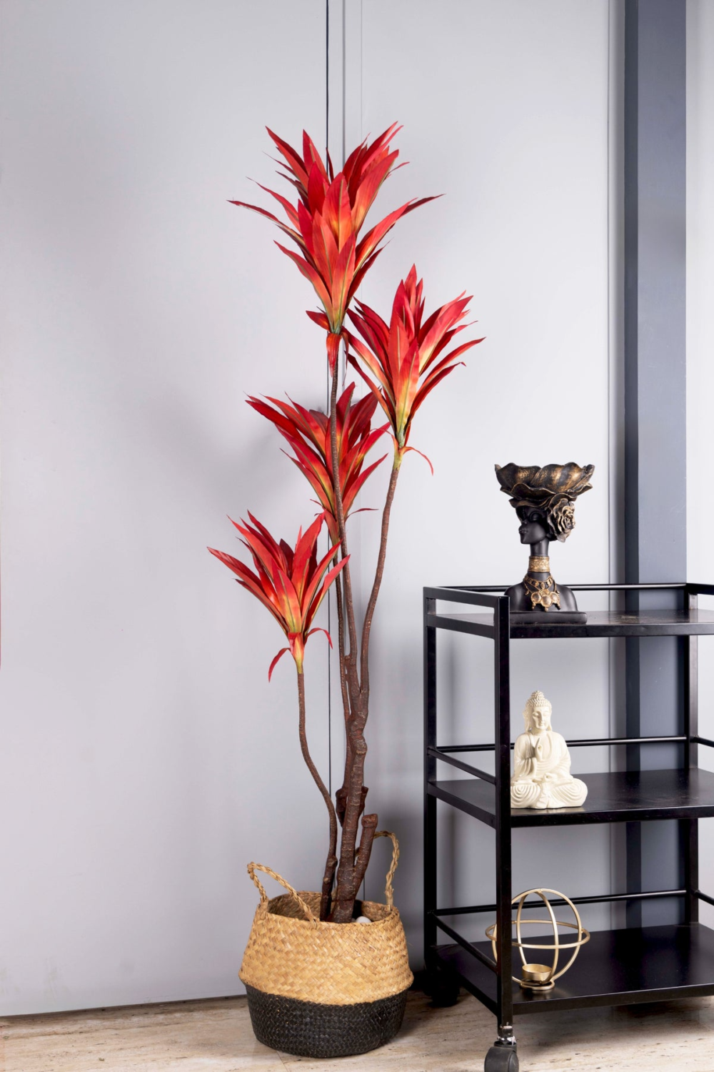Pollination Decorative Artificial Dracaena Plant Without Pot ( Pack Of 1 ) 5FT - Image 8