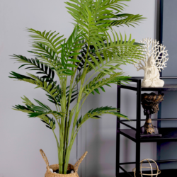 Pollination Artificial Palm Plant - Bring Tropical Elegance To Your Home -4.5 FT