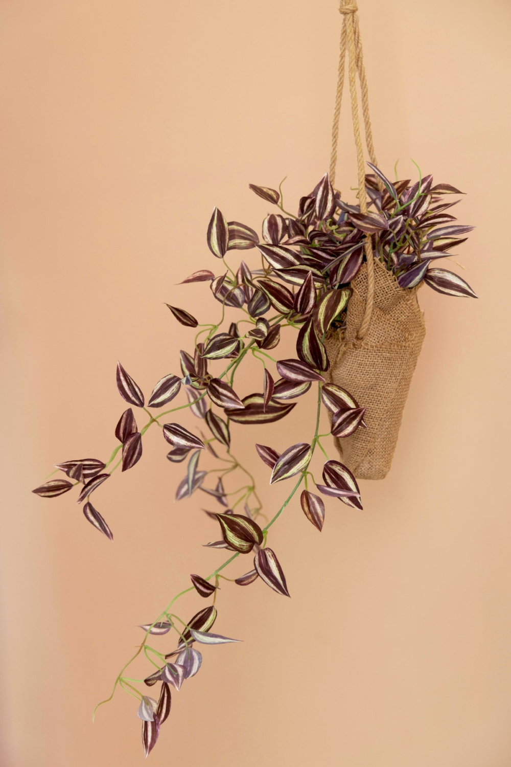 Pollination Artificial Hanging Maple Creeper Bonsai In Jute Bag For Balcony (Pack Of 1) - Image 5